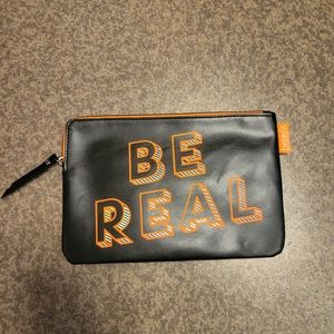 Benefit Be Real cosmetic bag